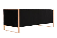 Trillium Sofa in Black and Gold - Ornate Home