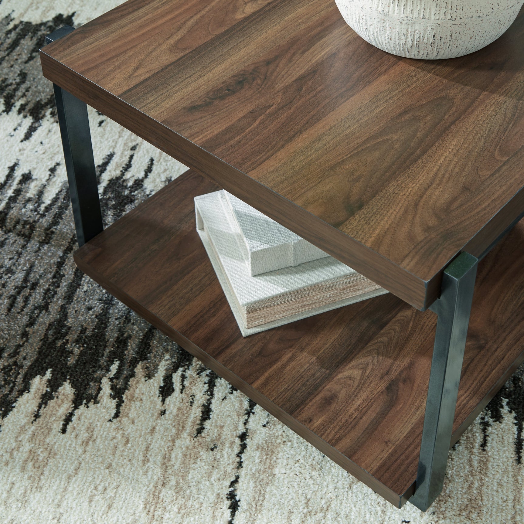 Trindwick Brown/Black Occasional Table Set (Set of 3) (Online Special Price) - Ornate Home