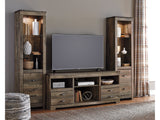 Trinell Brown 3-Piece Entertainment Center (Online Special Price) - Ornate Home