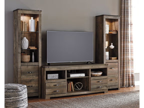 Trinell Brown 3-Piece Entertainment Center (Online Special Price) - Ornate Home