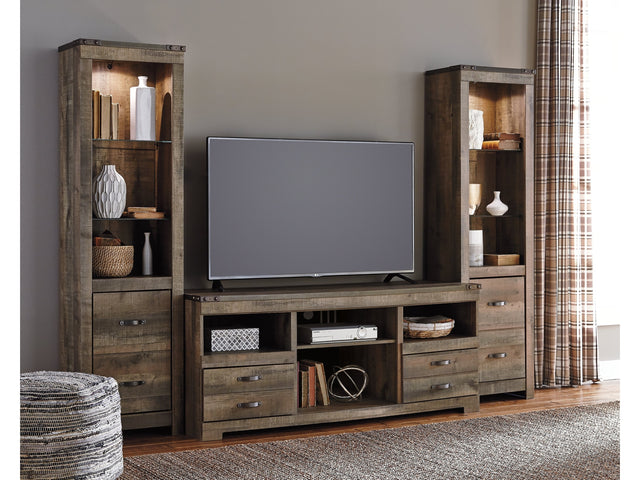 Trinell Brown 3-Piece Entertainment Center (Online Special Price) - Ornate Home