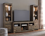 Trinell Brown 3-Piece Entertainment Center (Online Special Price) - Ornate Home