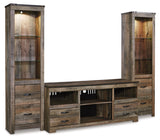 Trinell Brown 3-Piece Entertainment Center (Online Special Price) - Ornate Home