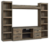 Trinell Brown 4-Piece Entertainment Center (Online Special Price) - Ornate Home
