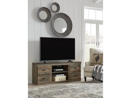 Trinell Brown 60" TV Stand - Ornate Home