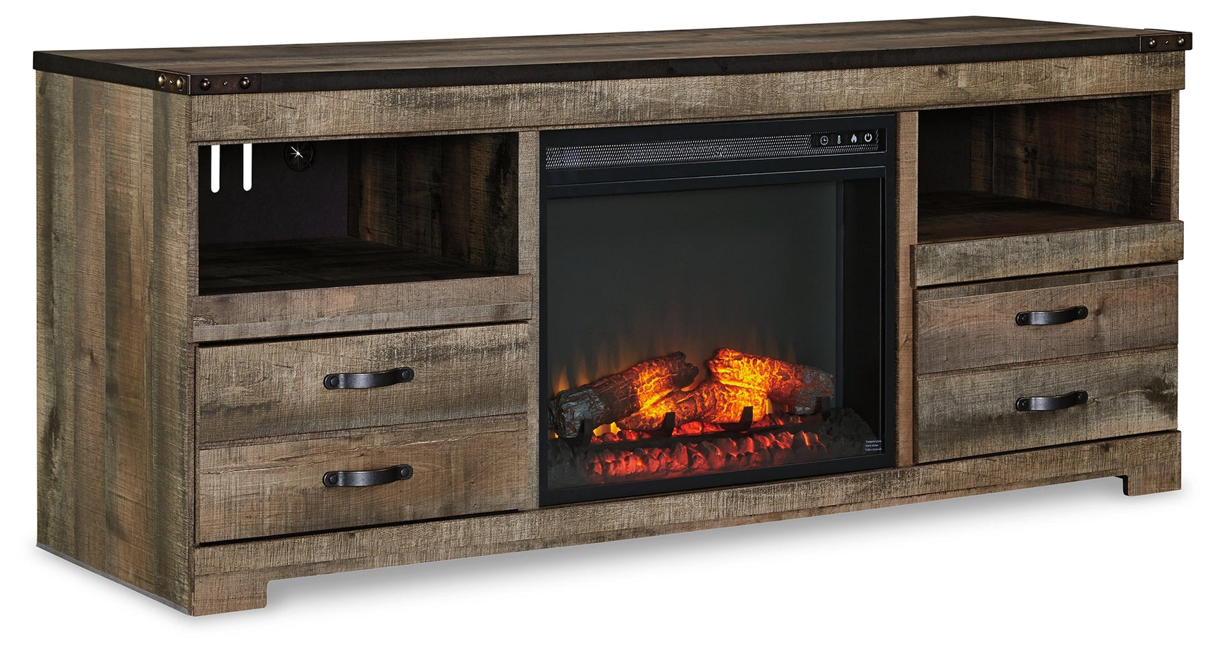 Trinell Brown 63" TV Stand (Online Special Price) - Ornate Home