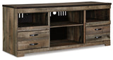 Trinell Brown 63" TV Stand (Online Special Price) - Ornate Home