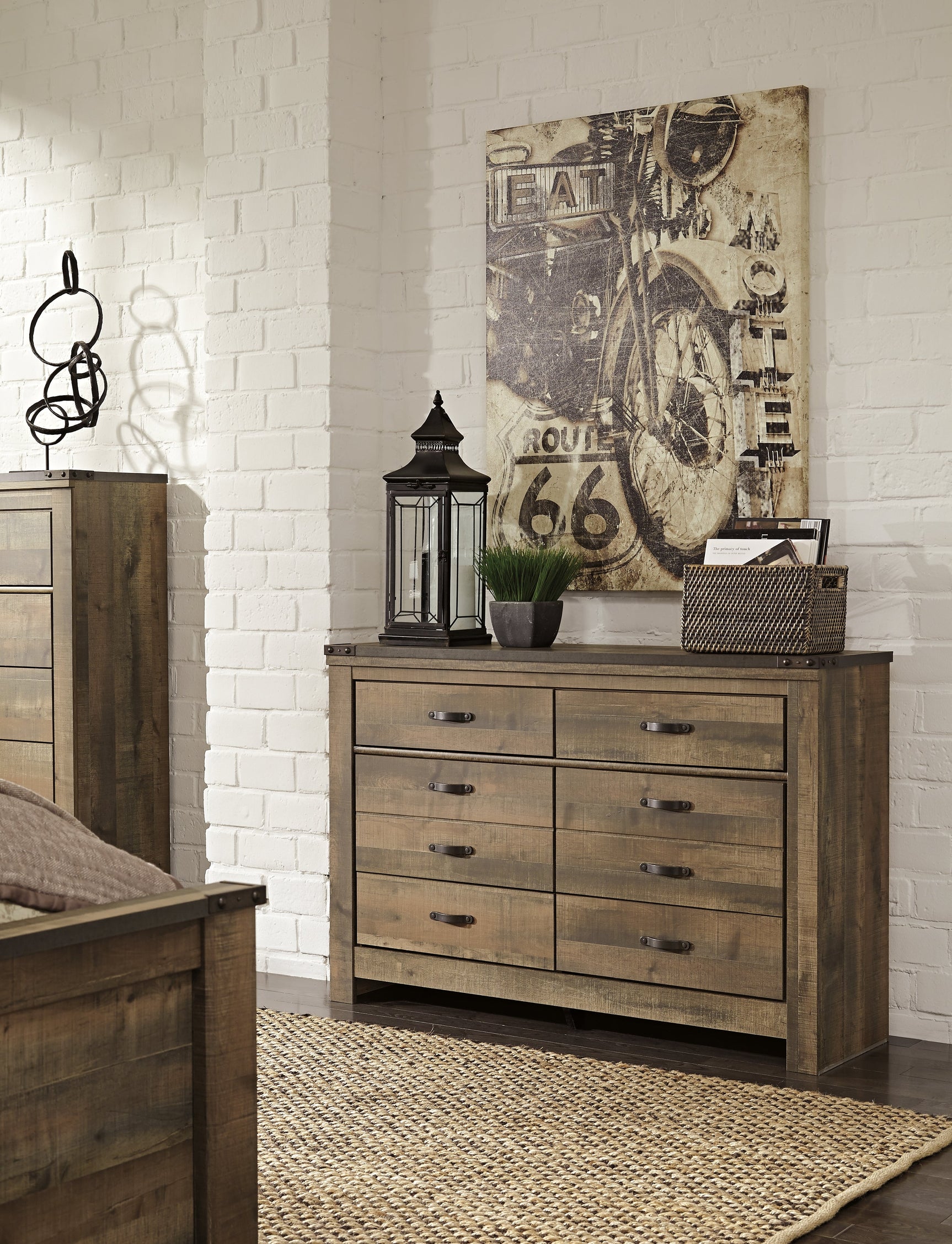 Trinell Brown Dresser (Online Special Price) - Ornate Home