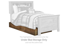 Trinell Brown Full Bookcase Bed w/Storage - Ornate Home