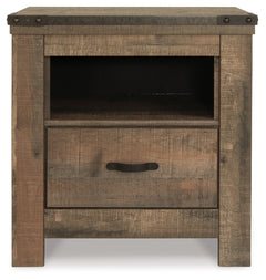 Trinell Brown King/California King Panel Headboard, Dresser, Mirror and Nightstand - Ornate Home