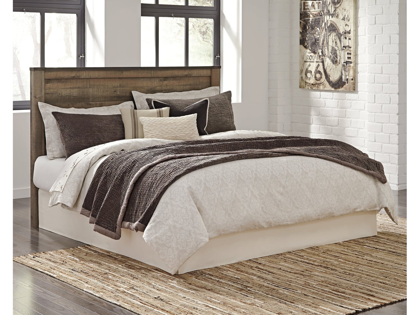 Trinell Brown King/California King Panel Headboard - Ornate Home