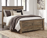 Trinell Brown Queen Panel Bed & Dresser & Mirror & Nightstand (Online Special Price) - Ornate Home