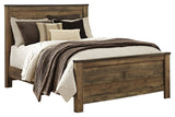 Trinell Brown Queen Panel Bed & Dresser & Mirror & Nightstand (Online Special Price) - Ornate Home