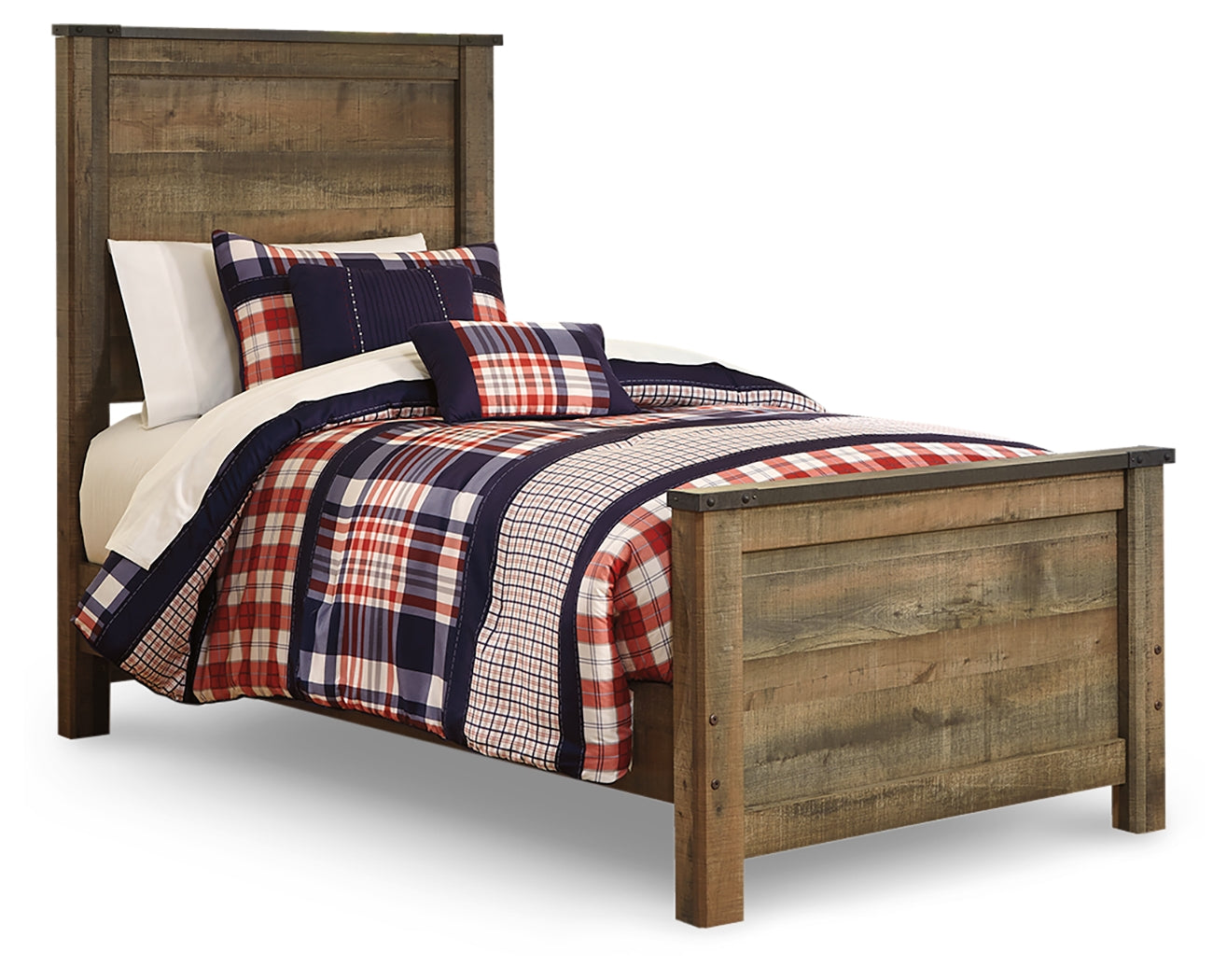 Trinell Brown Twin Panel Bed, Dresser and Mirror (Online Special Price) - Ornate Home