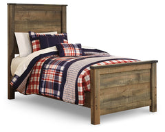 Trinell Brown Twin Panel Bed, Dresser and Mirror - Ornate Home