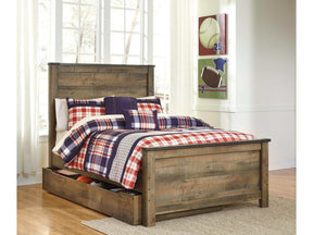 Trinell Full Panel Bed with 1 Large Storage Drawer (Online Special Price) - Ornate Home