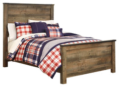 Trinell Full Panel Bed with Storage and Dresser - Ornate Home