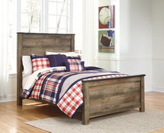Trinell Full Panel Bed with Storage and Dresser - Ornate Home