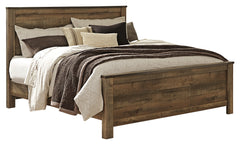 Trinell King Panel Bed, Dresser, Mirror and Nightstand - Ornate Home