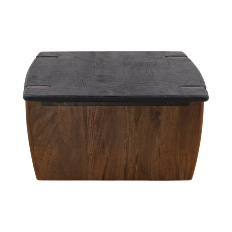 Trinh Black/Natural Coffee Table - Ornate Home