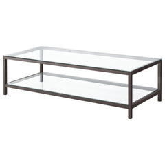 Trini Black Nickel 2-piece Coffee and End Table Set - Ornate Home