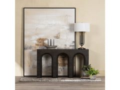 Trinity Black Console Table - Ornate Home
