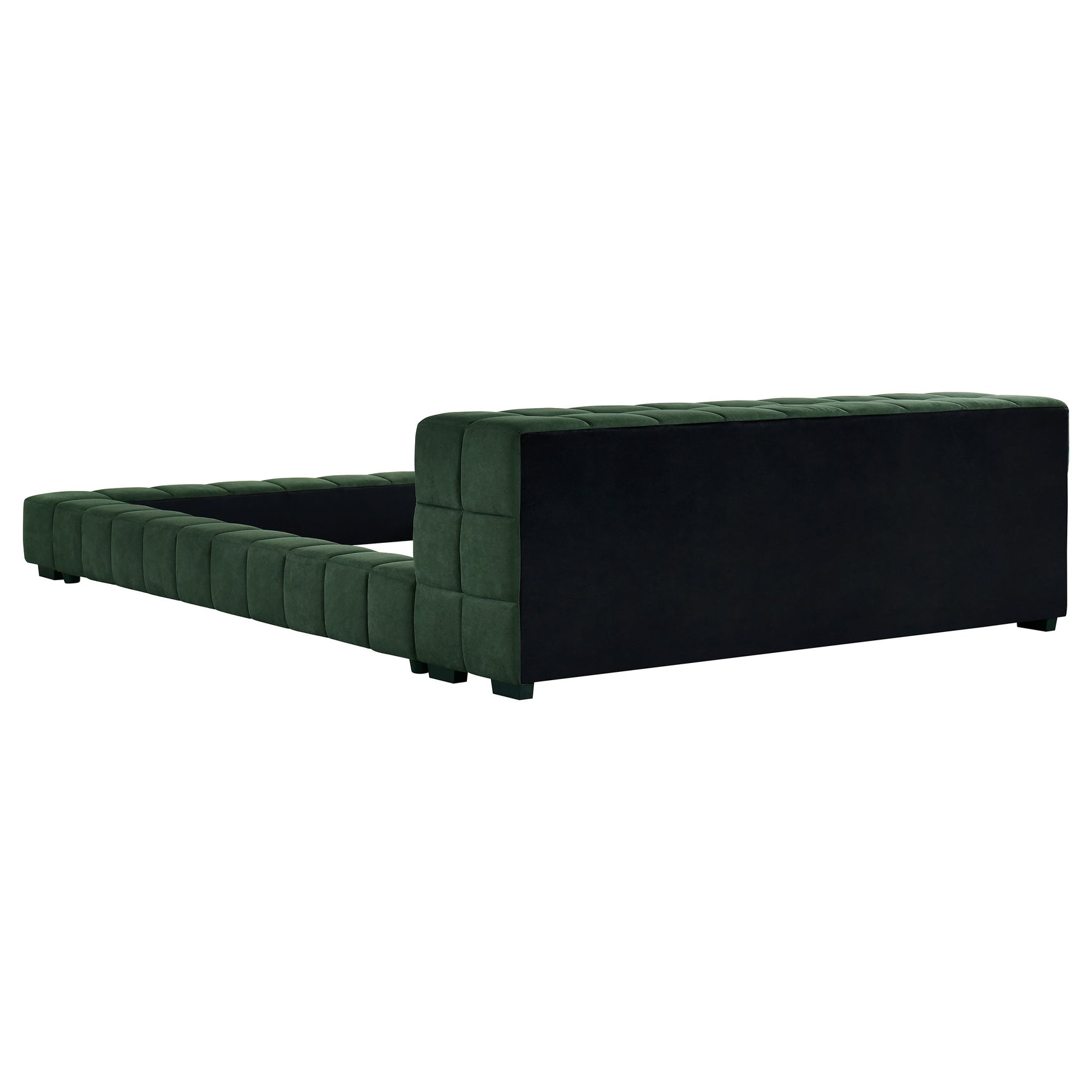 Trinity Green Cal King Upholstered Platform Bed - Ornate Home