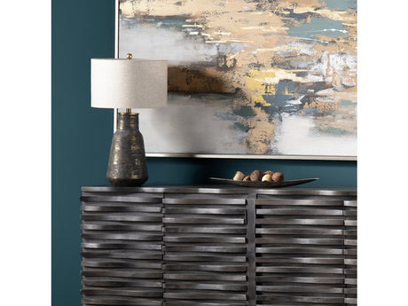 Trinity Urn Grey Table Lamp (Set of 2) - Ornate Home