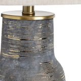 Trinity Urn Grey Table Lamp (Set of 2) - Ornate Home