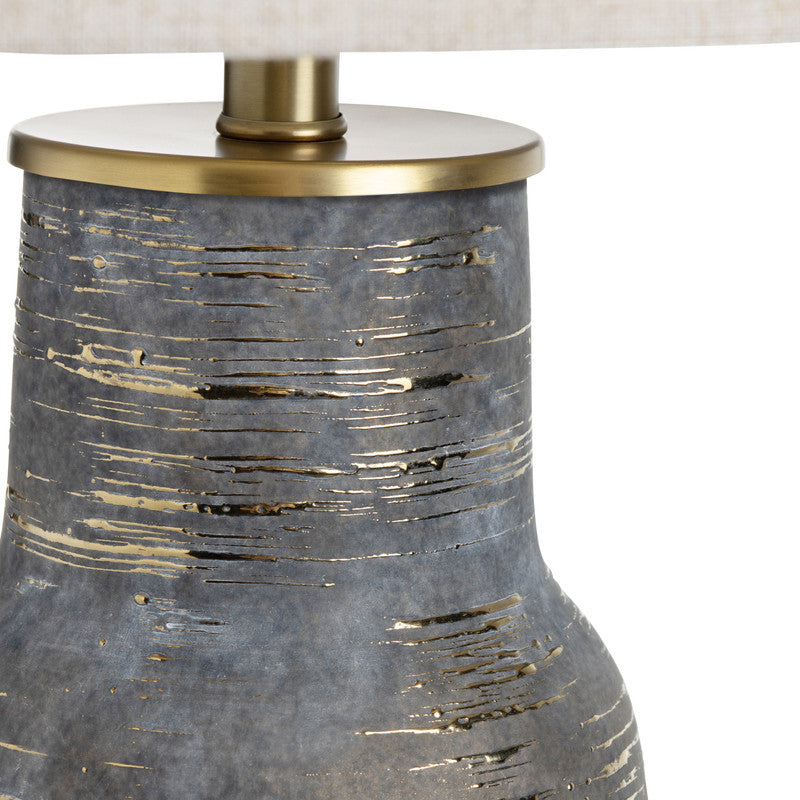 Trinity Urn Grey Table Lamp (Set of 2) - Ornate Home