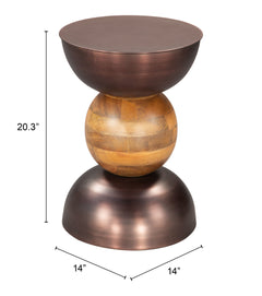 Tripoli Bronze Side Table - Ornate Home
