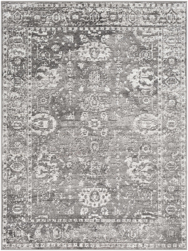 Tripp Distressed Gray Rug - Ornate Home