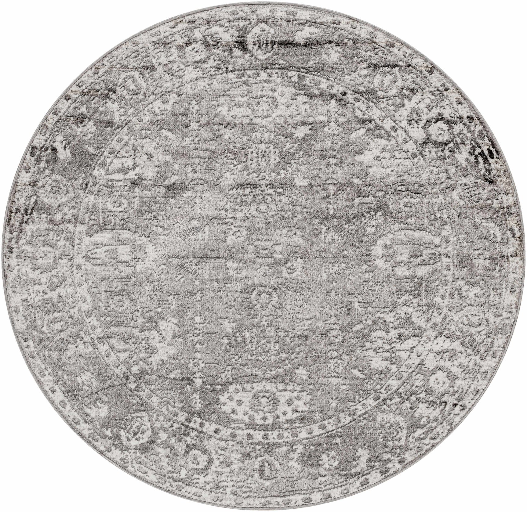 Tripp Distressed Gray Rug - Ornate Home