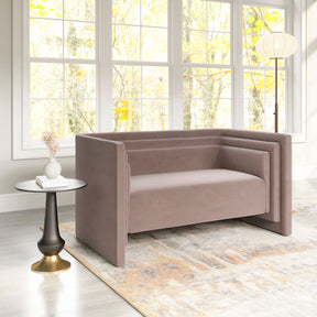 Trippel Taupe Loveseat - Ornate Home