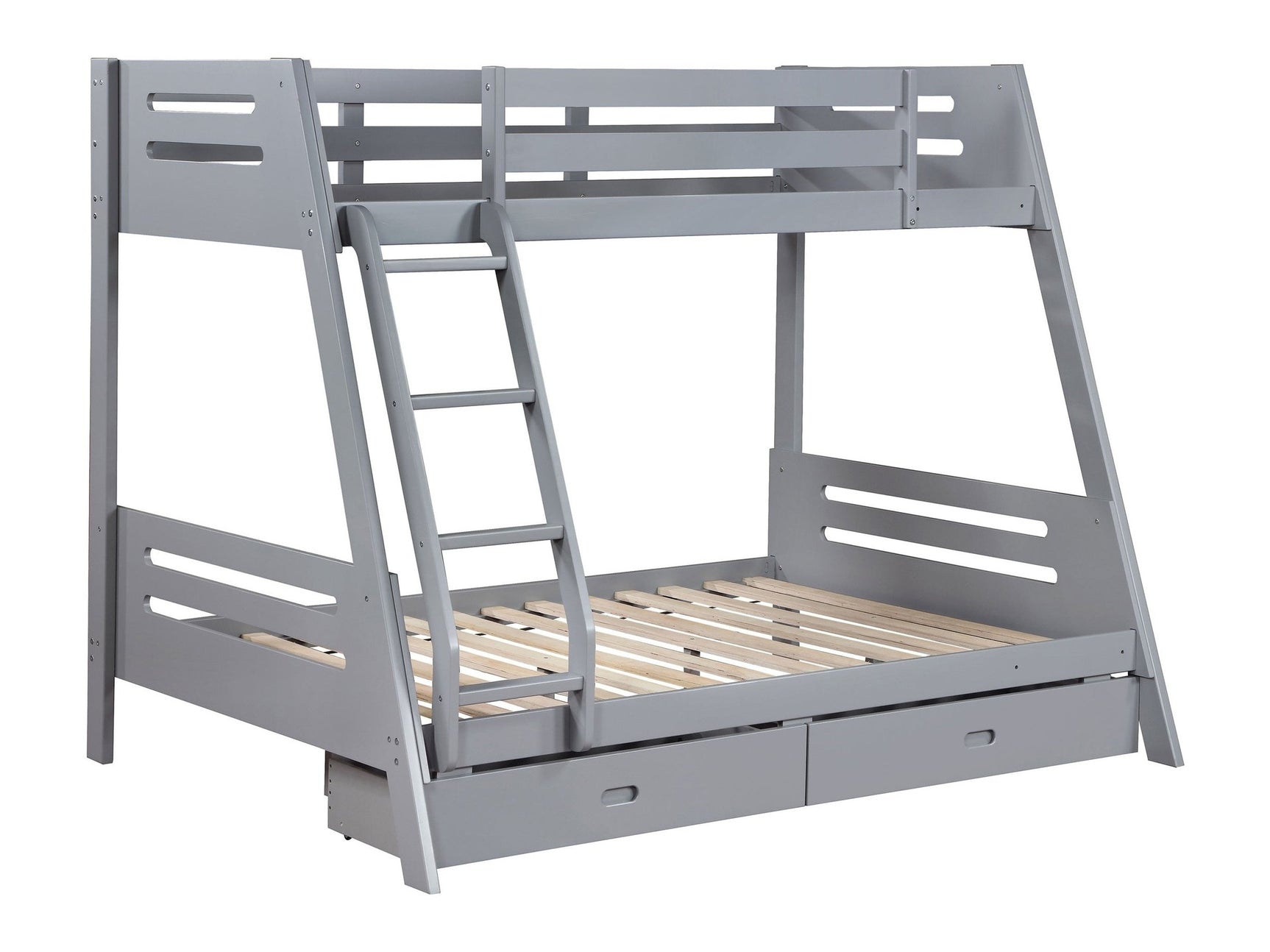 Trisha Grey Full  Bunk Bed - Ornate Home