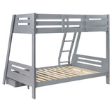 Trisha Grey Full  Bunk Bed - Ornate Home