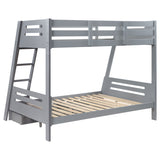 Trisha Grey Full  Bunk Bed - Ornate Home
