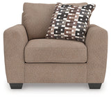 Triston-Peaks Suede Chair and a Half (Online Special Price) - Ornate Home