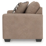 Triston-Peaks Suede Chair and a Half - Ornate Home
