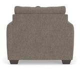 Triston-Peaks Suede Chair and a Half - Ornate Home