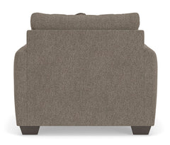 Triston-Peaks Suede Chair and a Half - Ornate Home