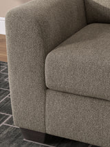Triston-Peaks Suede Chair and a Half - Ornate Home