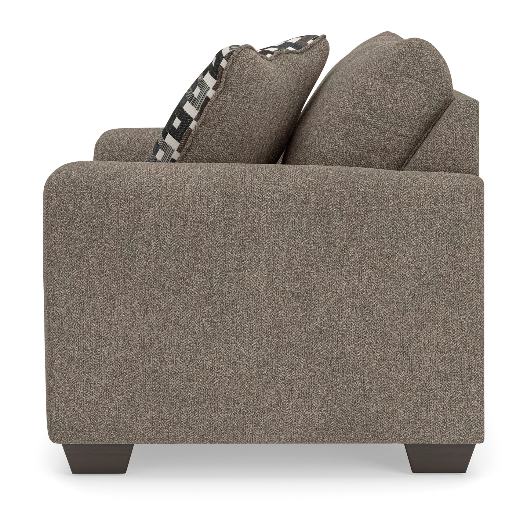 Triston-Peaks Suede Chair and a Half - Ornate Home