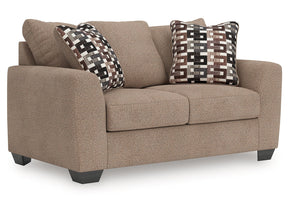 Triston-Peaks Suede Loveseat (Online Special Price) - Ornate Home