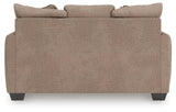 Triston-Peaks Suede Loveseat (Online Special Price) - Ornate Home