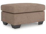 Triston-Peaks Suede Ottoman (Online Special Price) - Ornate Home