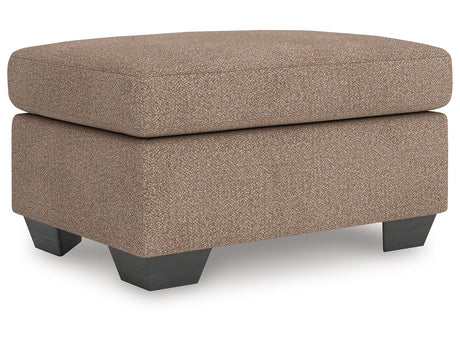 Triston-Peaks Suede Ottoman - Ornate Home