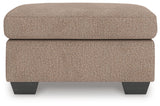 Triston-Peaks Suede Ottoman - Ornate Home