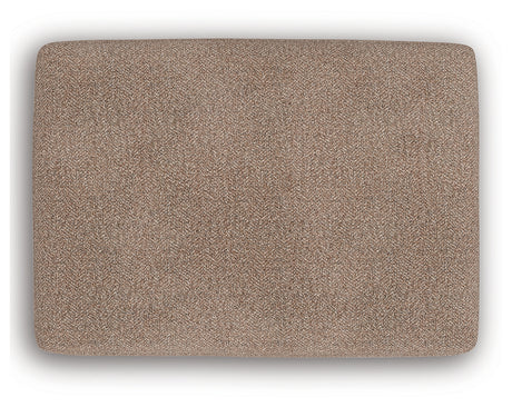 Triston-Peaks Suede Ottoman - Ornate Home