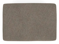 Triston-Peaks Suede Ottoman - Ornate Home